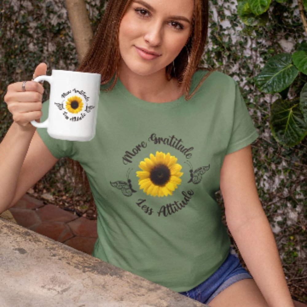 Sunflower Statement Boho Hippie Tee